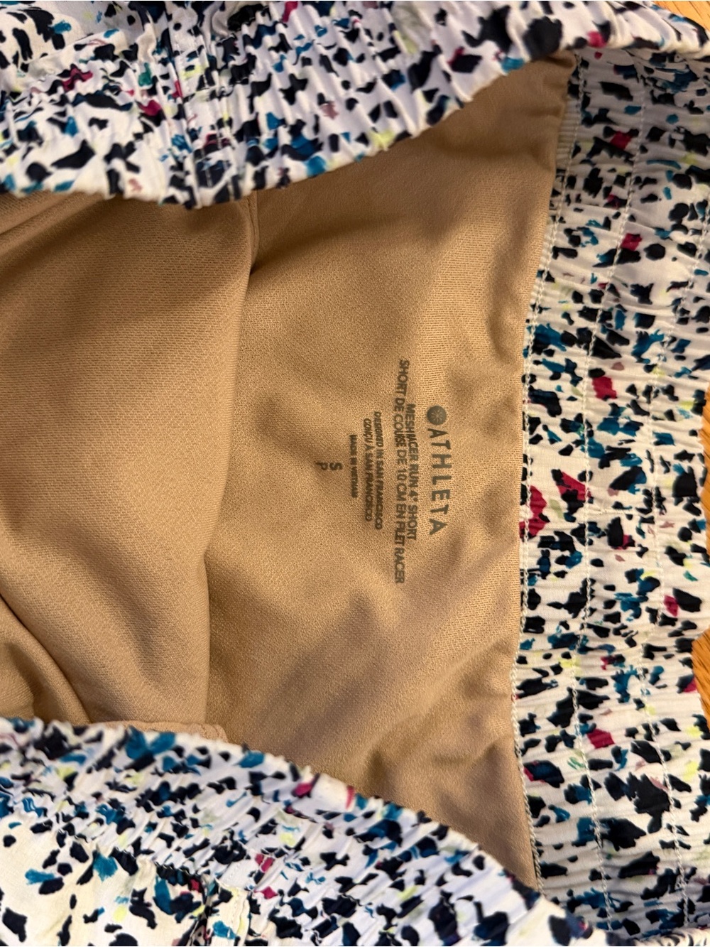 Athleta Mesh Run Racer Short - Picture 2 of 4